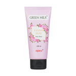 Hyaluronic Acid Face Wash – Gentle Cleanser with Pannir Rose | Hydrating & Cleansing | Green Milk - 100 ml