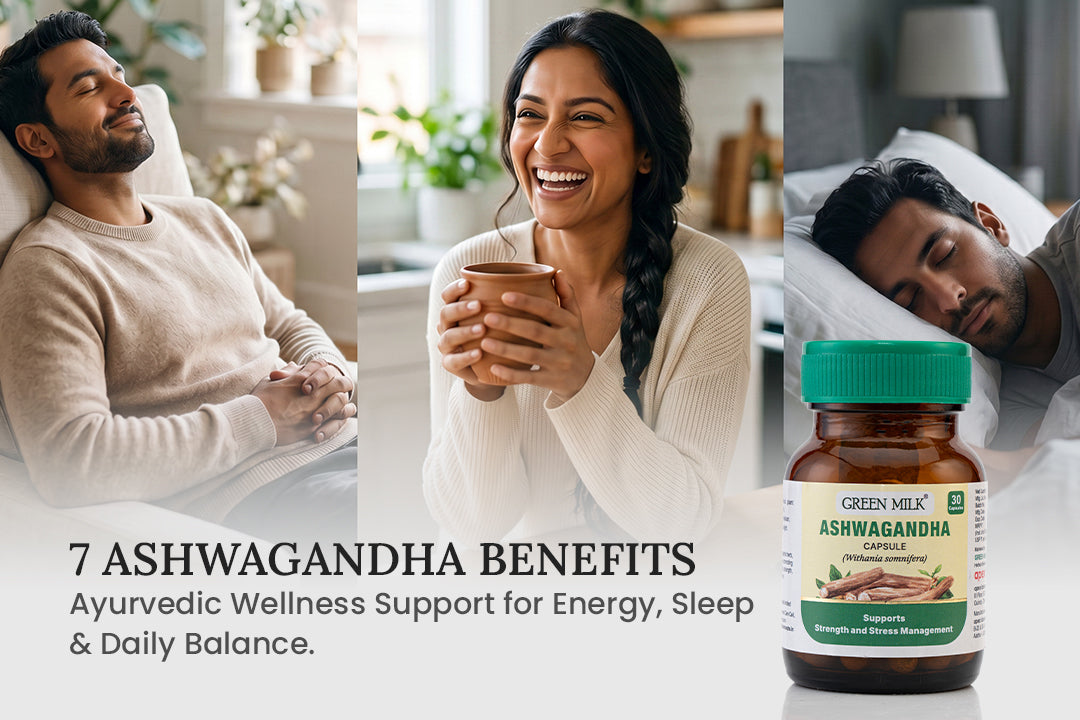 7 Ashwagandha Benefits: Ayurvedic Wellness Support for Energy, Sleep & Daily Balance