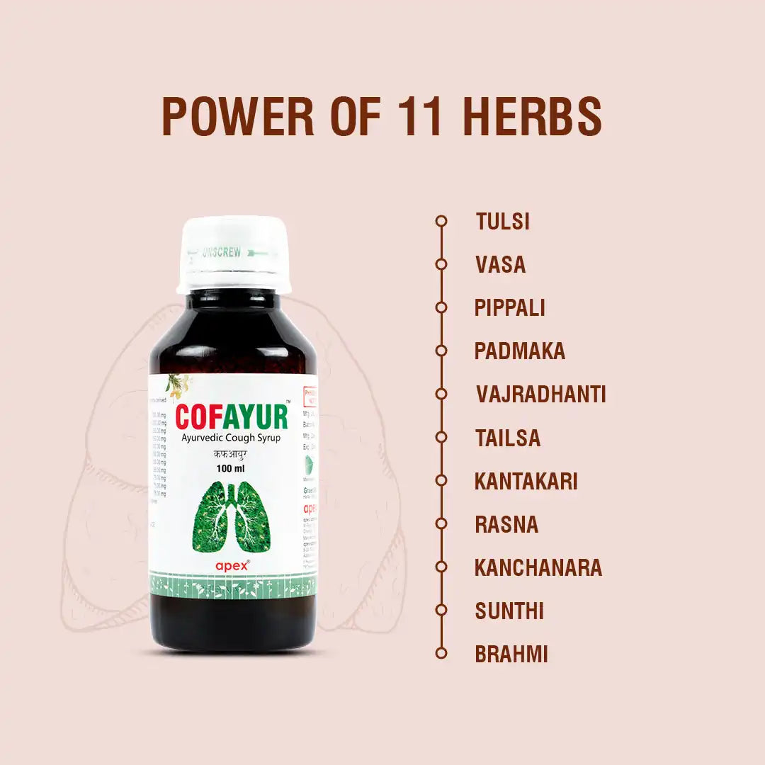 CofAyur Syrup (Pack of 2) – Ayurvedic Syrup for Cough & Throat Comfort