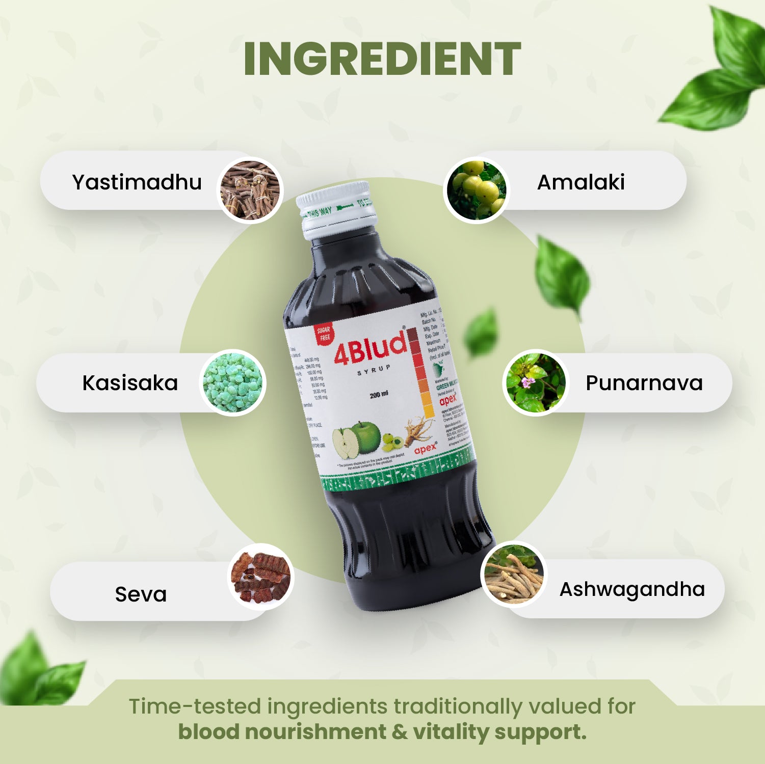 4Blud Syrup – Ayurvedic Blood Wellness Syrup for Vitality & Iron Support