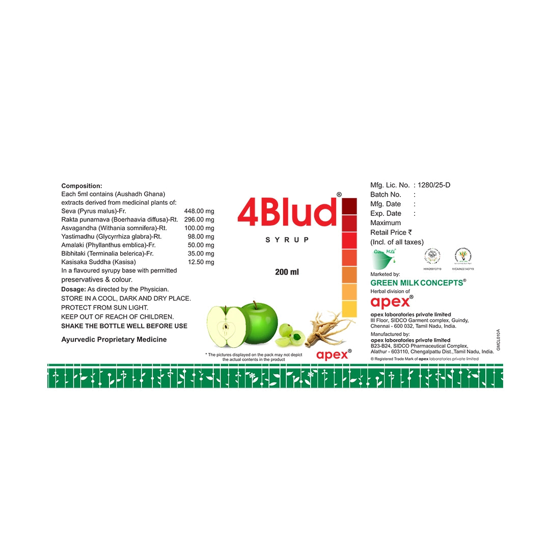4Blud Syrup – Ayurvedic Blood Wellness Syrup for Vitality & Iron Support