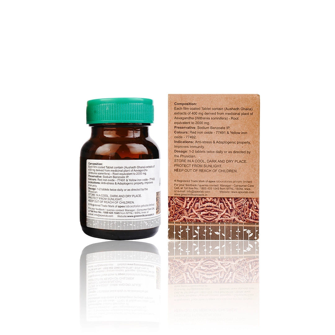 Ashvagandha Tablets – Ayurvedic Stress Relief, Sleep & Energy Support
