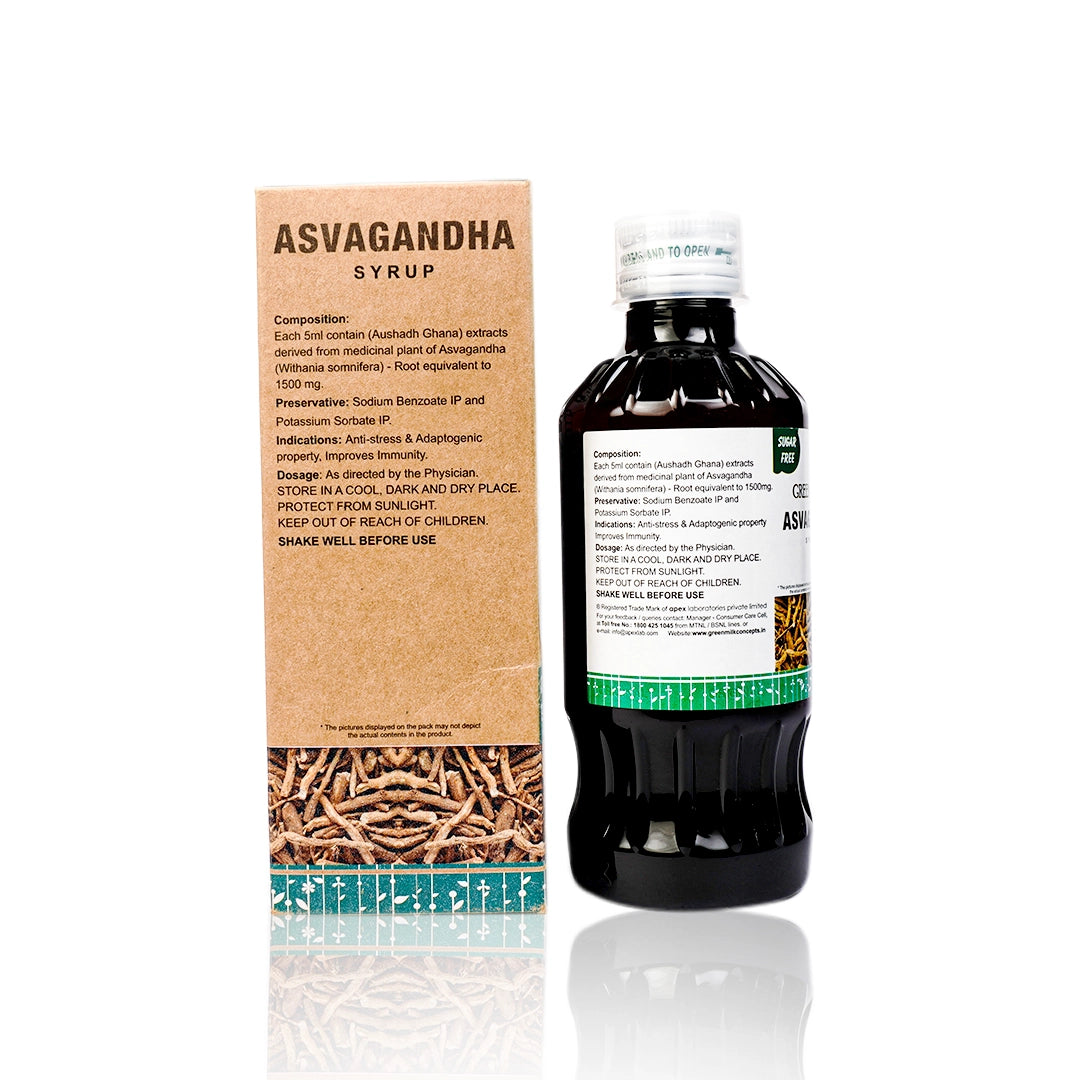 Asvagandha Syrup – Ayurvedic Medicine for Stress, Immunity, Sleep & Energy
