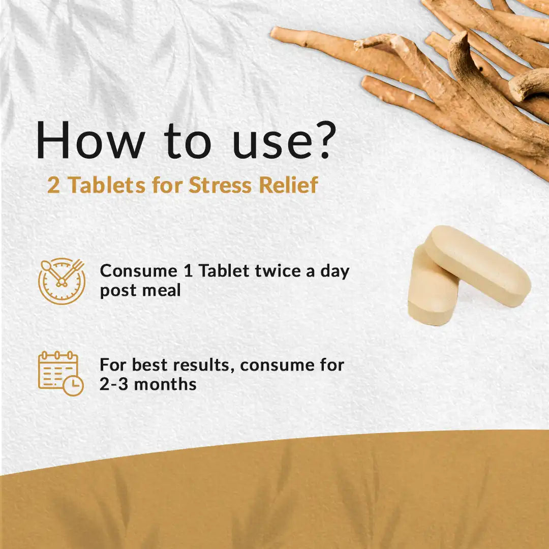 Ashvagandha Tablets – Ayurvedic Stress Relief, Sleep & Energy Support