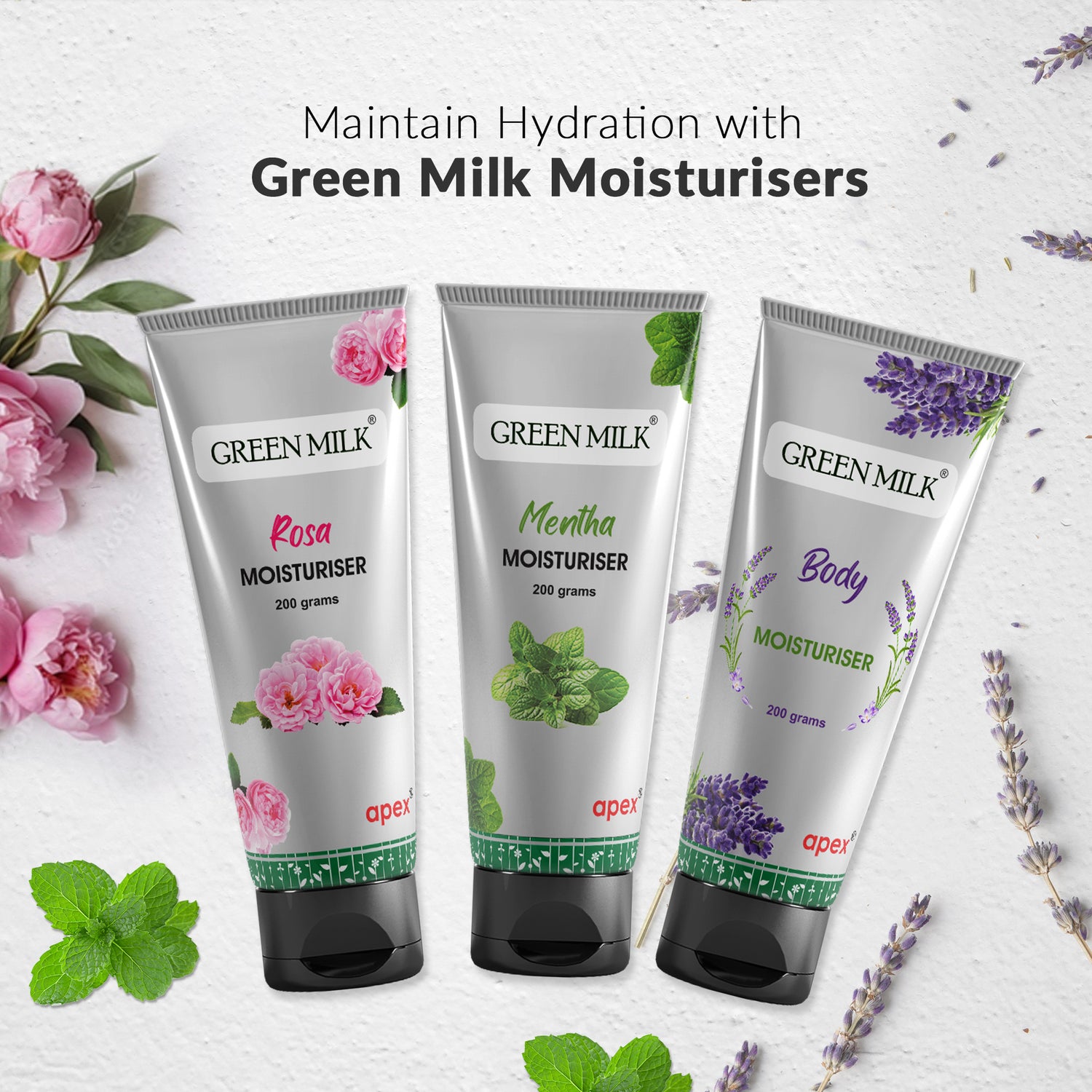 Green Milk Rosa Moisturiser