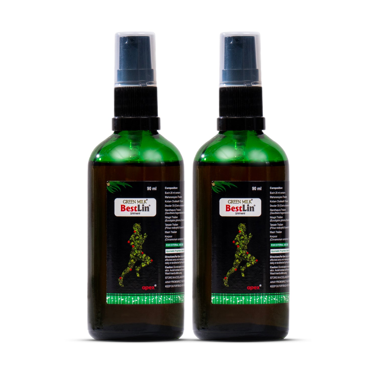 BestLin Pain Relief Oil (90ml Pack of 2) – Ayurvedic Pain Relief Oil for Joint, Muscle, Knee & Back Pain