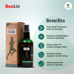 BestLin product packaging with bottle and box on a light gray background