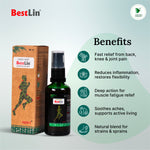 BestLin product packaging with bottle and box on a light gray background