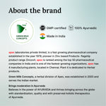Information about Green Milk Concepts brand on a gray background
