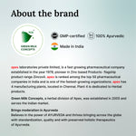 Information about Green Milk Concepts brand on a gray background