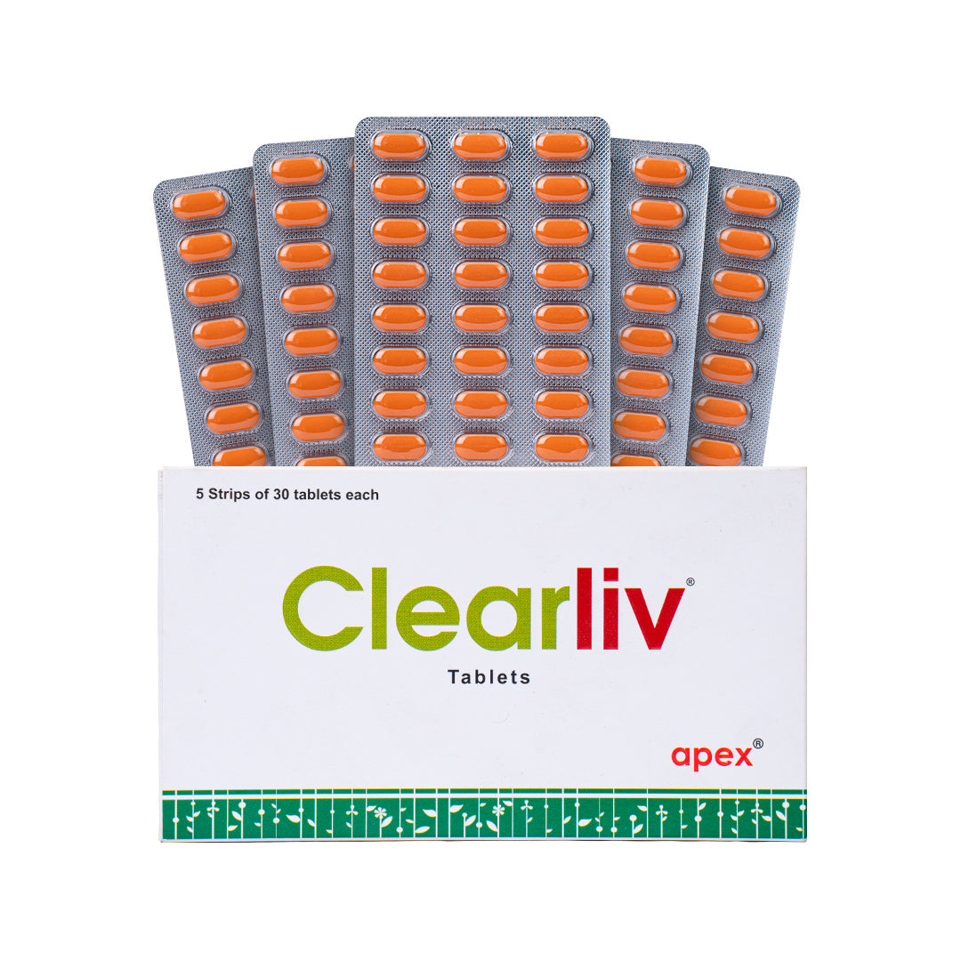 Clearliv Tablets – Ayurvedic Liver Detox Tablets for Liver Function, Digestion & Immunity