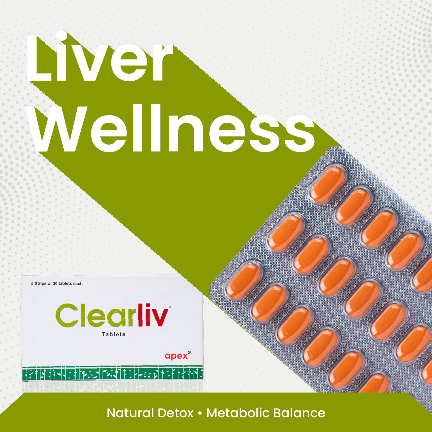Clearliv Tablets – Ayurvedic Liver Detox Tablets for Liver Function, Digestion & Immunity