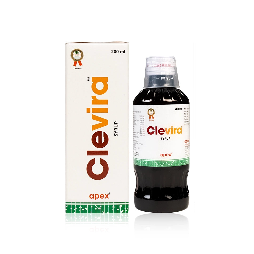Clevira Syrup - Ayurvedic Immune Support Syrup During Flu Season.