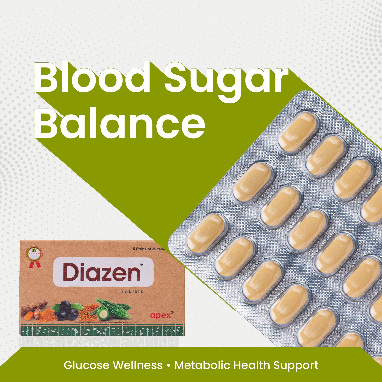 Diazen Tablets – Ayurvedic Support for Blood Sugar Balance & Metabolic Health
