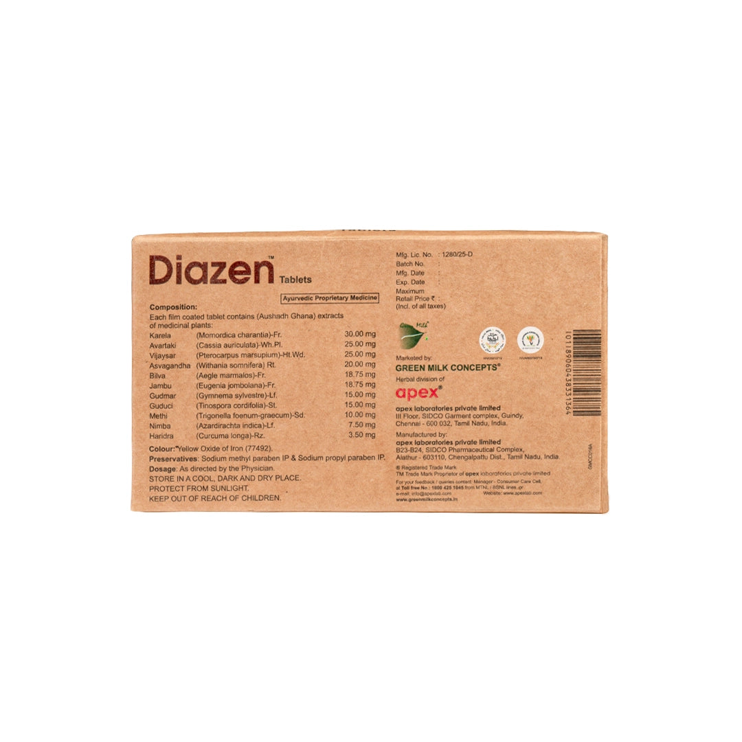 Diazen Tablets – Ayurvedic Support for Blood Sugar Balance & Metabolic Health