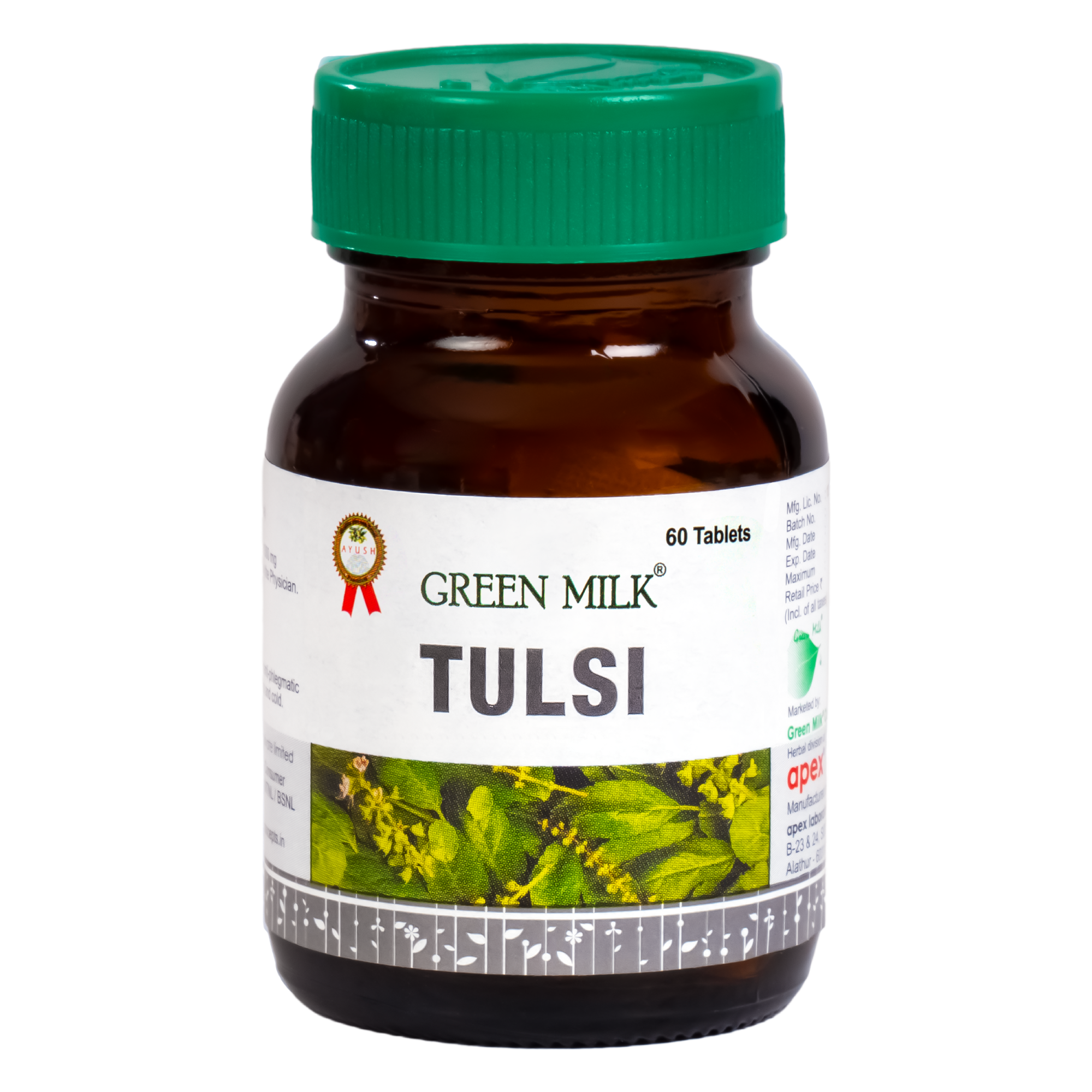 Tulsi Tablets – Ayurvedic Support for Cold, Cough & Strong Immunity