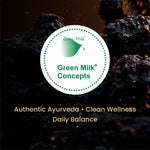 Green Milk Concepts logo with dark background