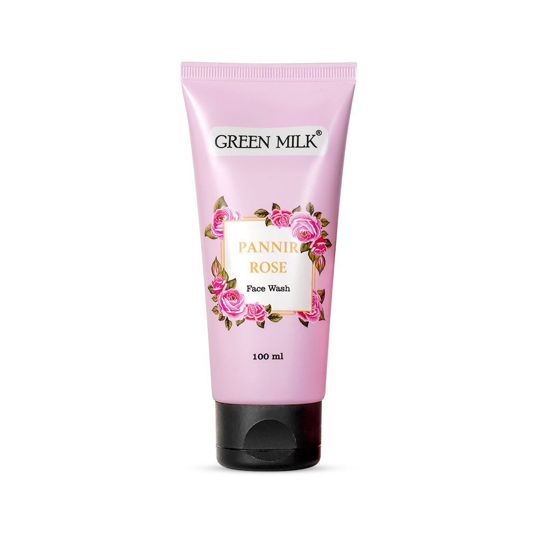 Pannir Rose AM Combo - Face Wash, Mist & Gel Cream