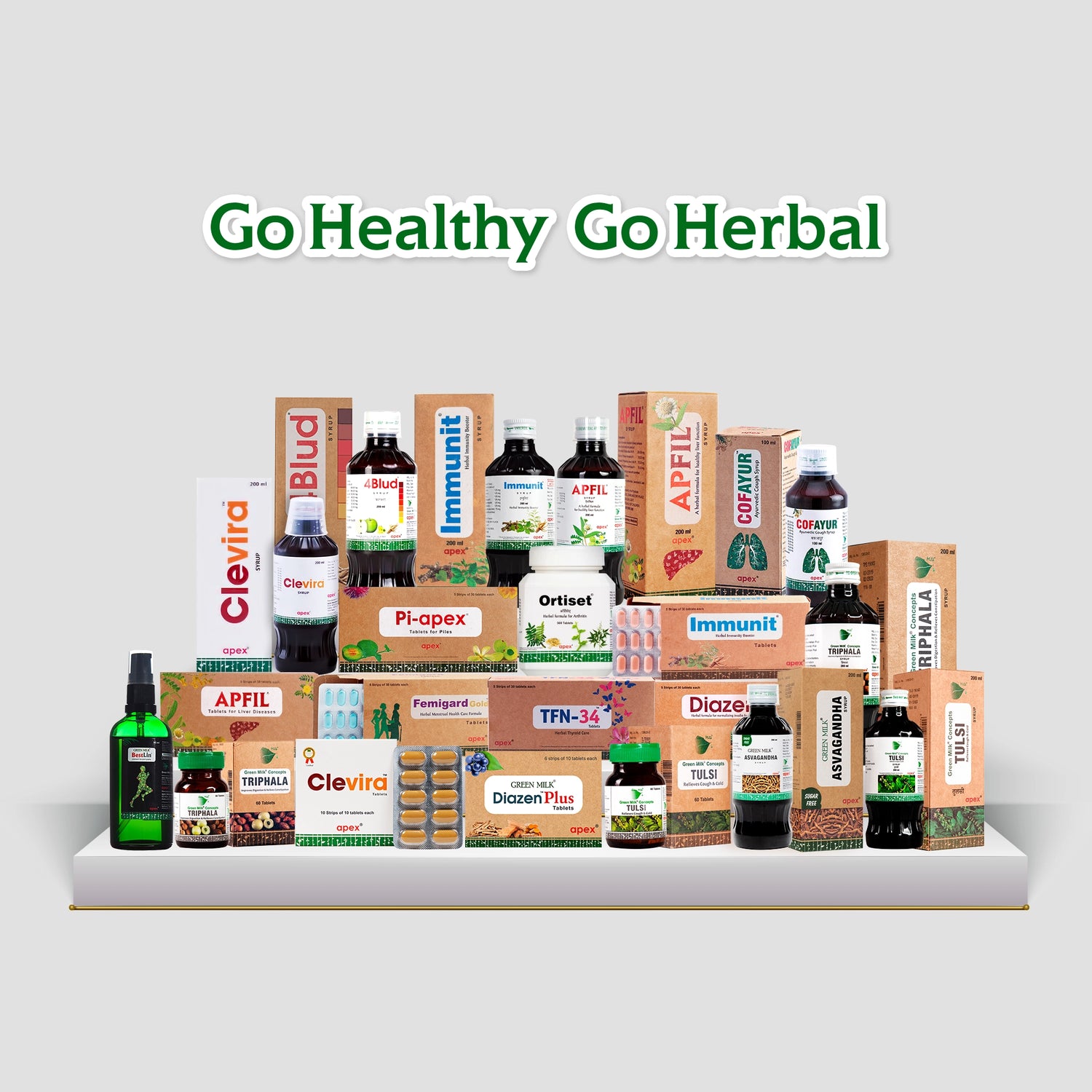 Green Milk Concepts - Go Healthy Go Herbal – A range of herbal and Ayurvedic products designed for natural wellness, offering solutions for skincare, pain relief, and overall health, with safe and effective ingredients for all skin types and body needs.