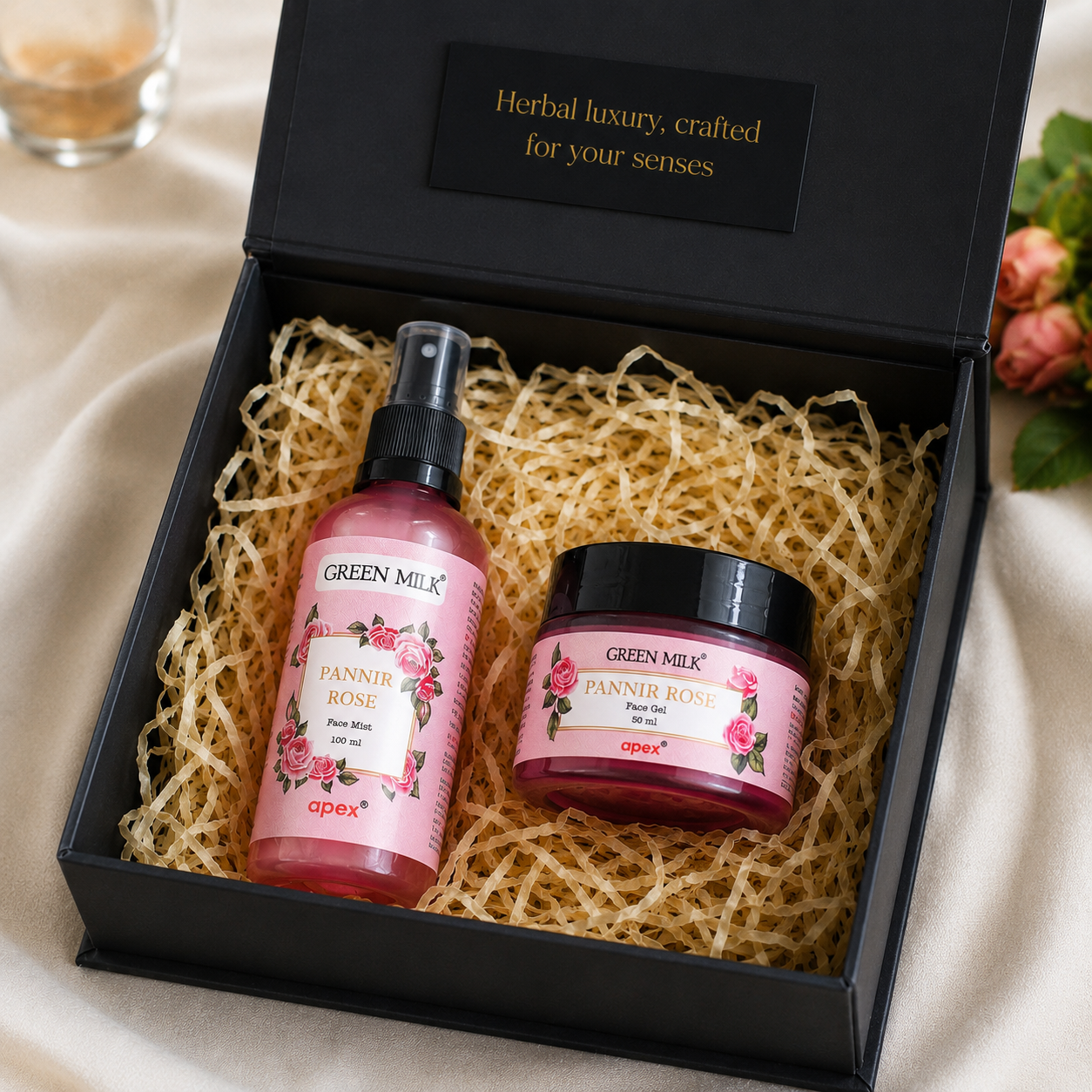 Pannir Rose Glow Ritual Duo | Hydrate, Refresh & Radiate Naturally