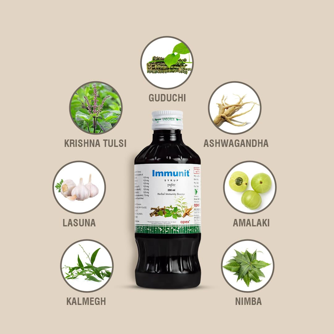 Immunit Syrup (Pack of 2) – Ayurvedic Immunity Support Syrup for Immune Wellness & Energy