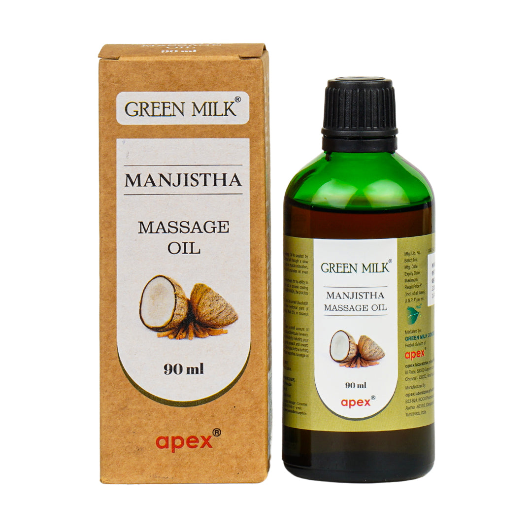 Green Milk Manjistha Massage Oil