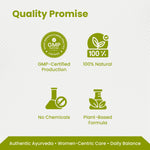 Quality Promise graphic with green icons and text on a white background