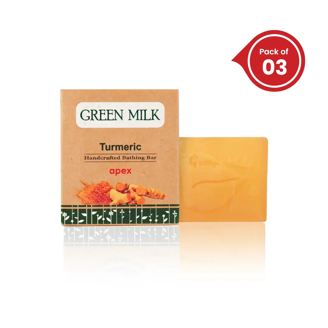 Turmeric Handcrafted Bathing Bar (Pack of 3)