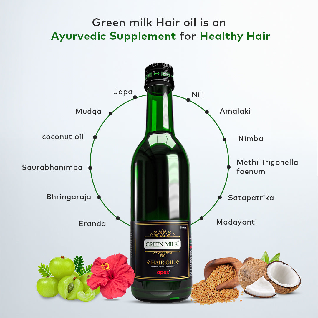 Green Milk Hair Oil