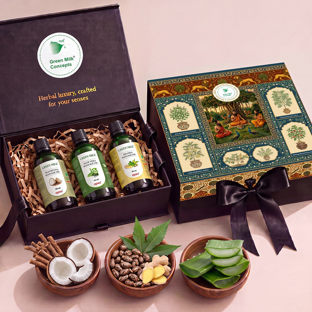 Abhyanga Bundle  – Ayurvedic Body Oils for Skin Nourishment & Relaxation