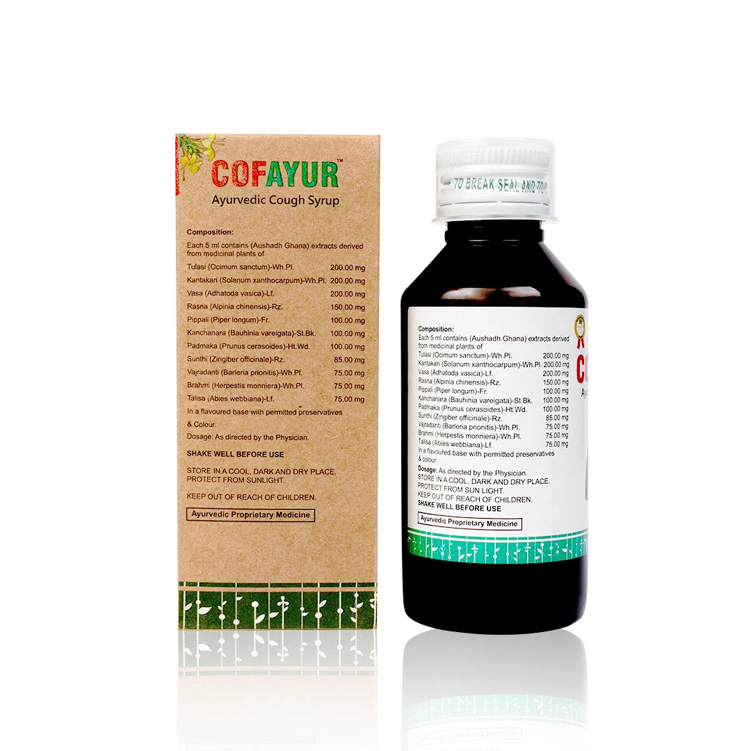 CofAyur Syrup (Pack of 2) – Ayurvedic Syrup for Cough & Throat Comfort