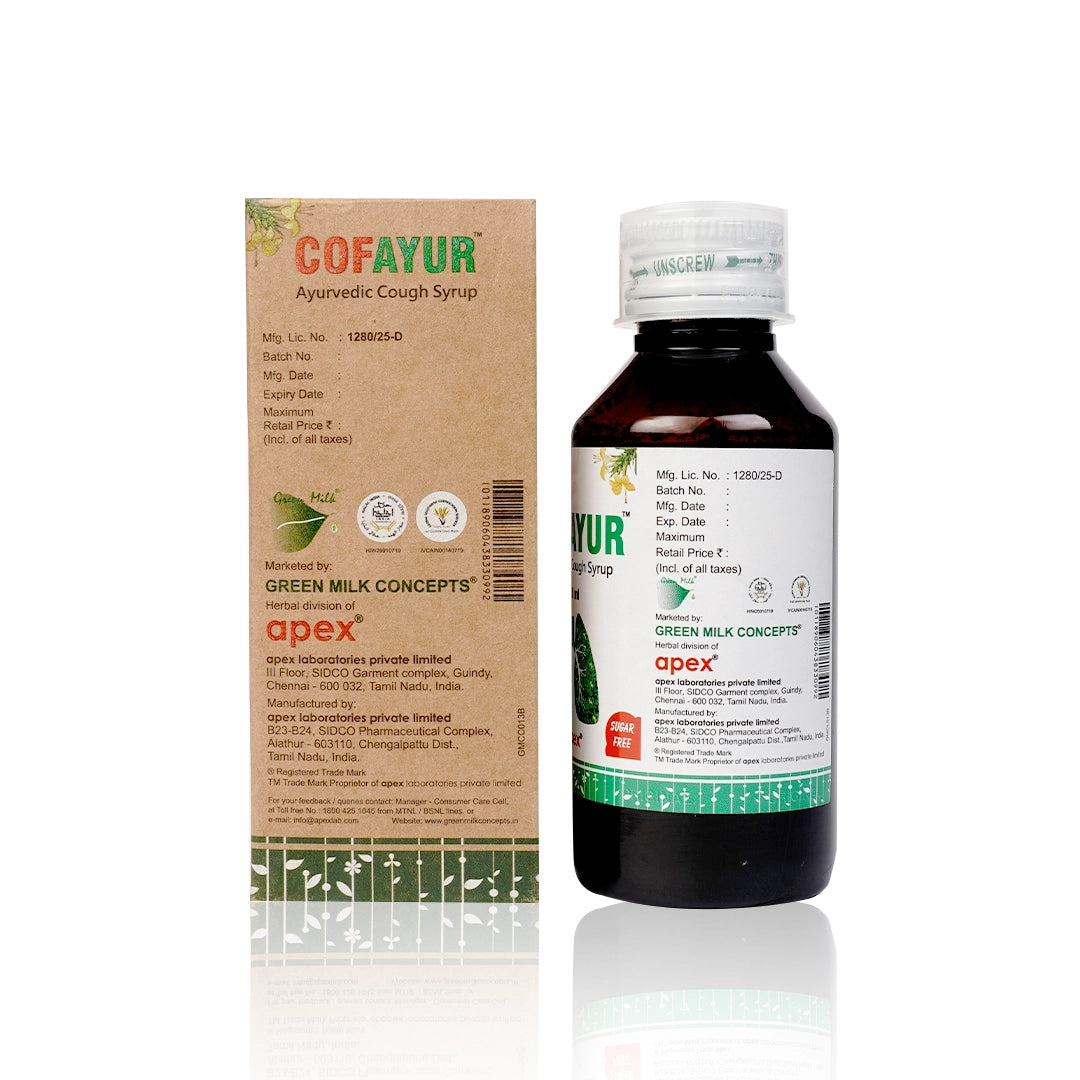 CofAyur Syrup (Pack of 2) – Ayurvedic Syrup for Cough & Throat Comfort