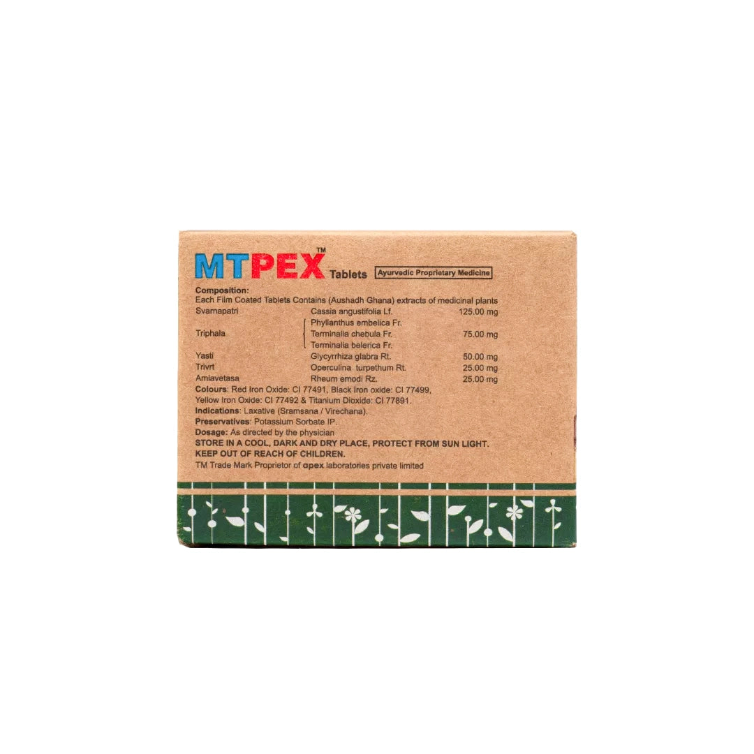 MTPEX Tablets – Ayurvedic Support for Bowel Regularity & Gut Wellness